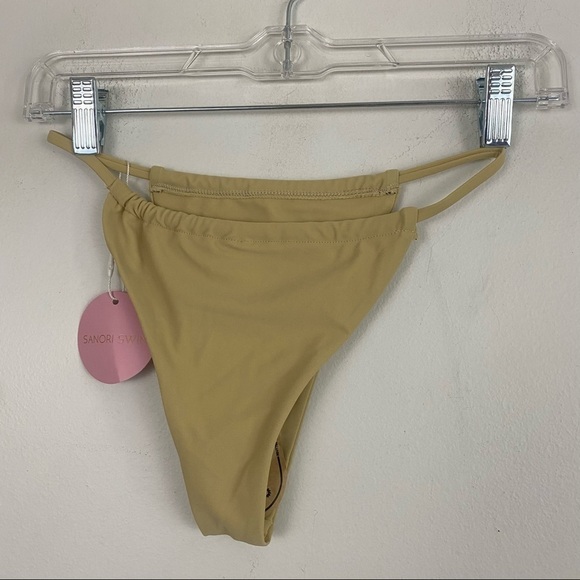 NWT SANORI SWIM nude bikini bottoms - Picture 5 of 6